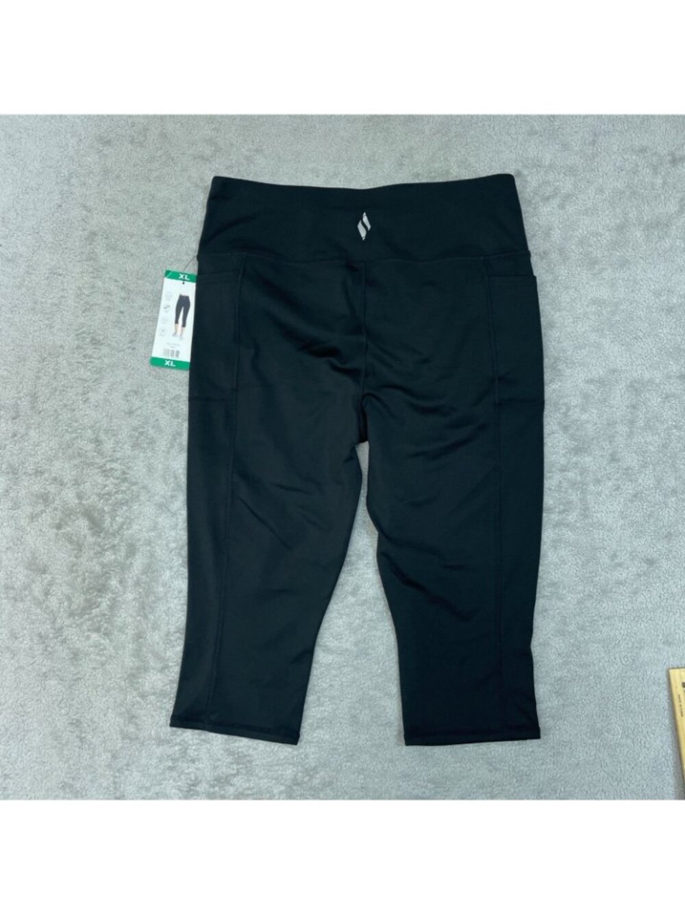 NWT Skechers GoWalk Women's XL Black High-Waist Capris UPF 40+ Breathable B1539 - Picture 5 of 14